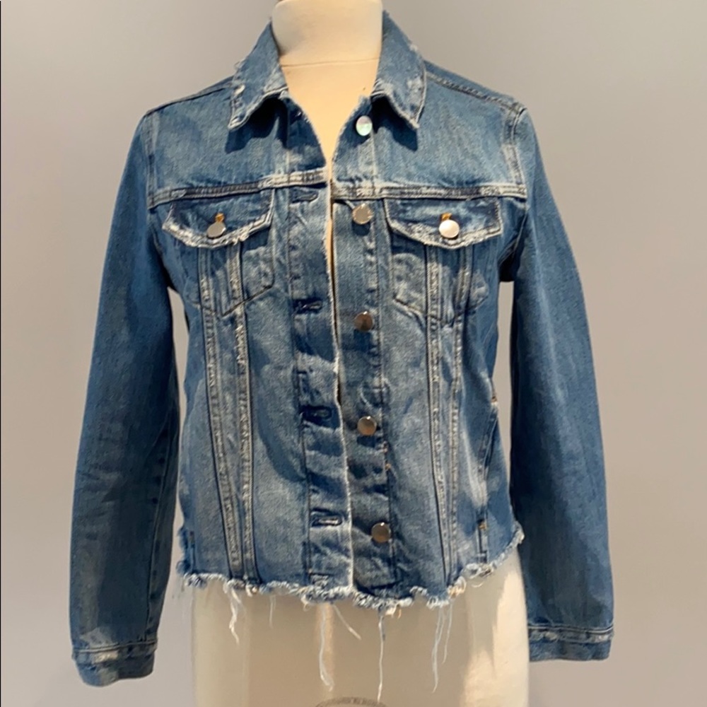 Zara by TRF Distressed Women’s Jean Jacket